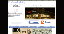 Desktop Screenshot of fanmanlighting.com